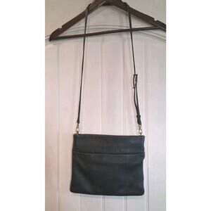 The Sak Black Leather Crossbody Bag – Classic Everyday Style